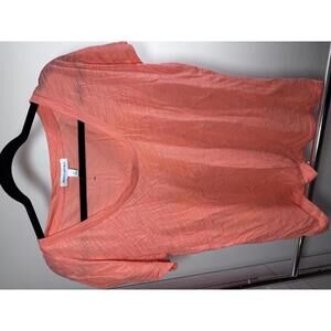 Banana Republic Bright Coral T-Shirt - Size L